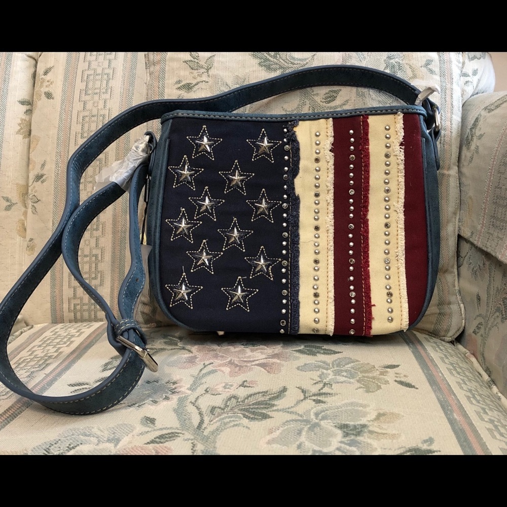 Leather hand bag